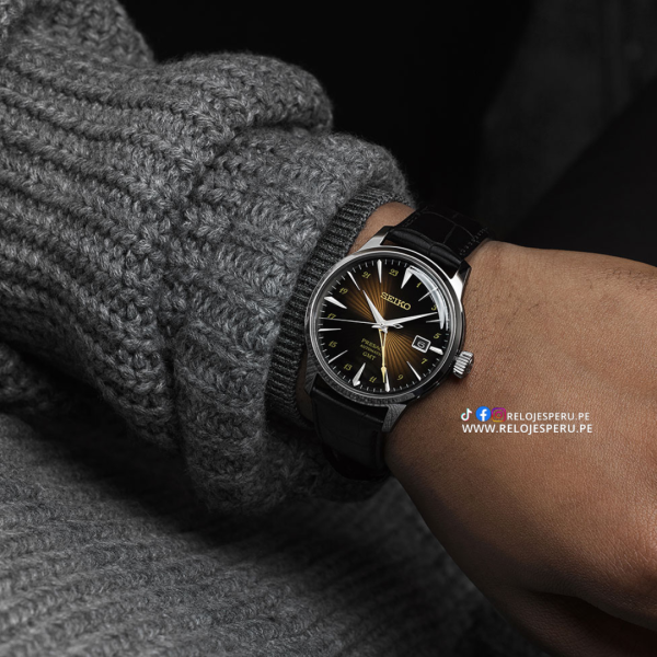 SEIKO PRESAGE GMT AUTOMATICO "Rusty Nail Cocktail" SSK039J1 - Imagen 3