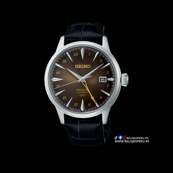 SEIKO PRESAGE GMT AUTOMATICO "Rusty Nail Cocktail" SSK039J1