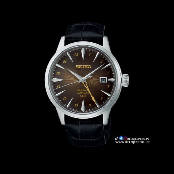 SEIKO PRESAGE GMT AUTOMATICO "Rusty Nail Cocktail" SSK039J1