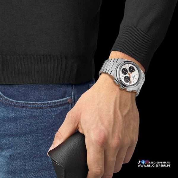 TISSOT PRX AUTOMATICO CHRONOGRAPH T137.427.11.011.00 (MOVIMIENTO VALJOUX 7750) - Imagen 2