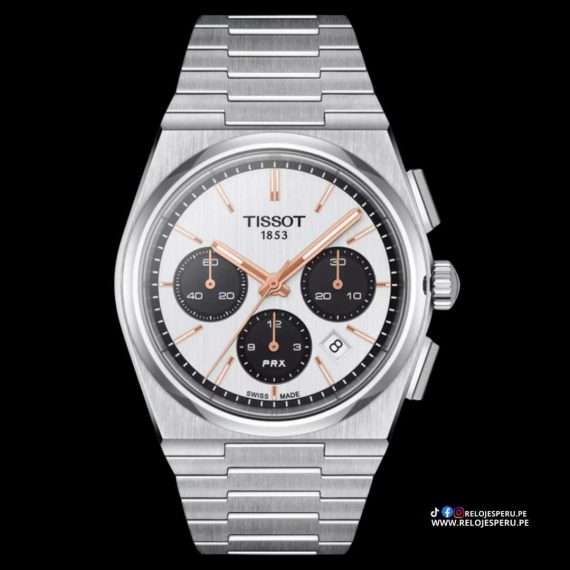 TISSOT PRX AUTOMATICO CHRONOGRAPH T137.427.11.011.00 (MOVIMIENTO VALJOUX 7750)