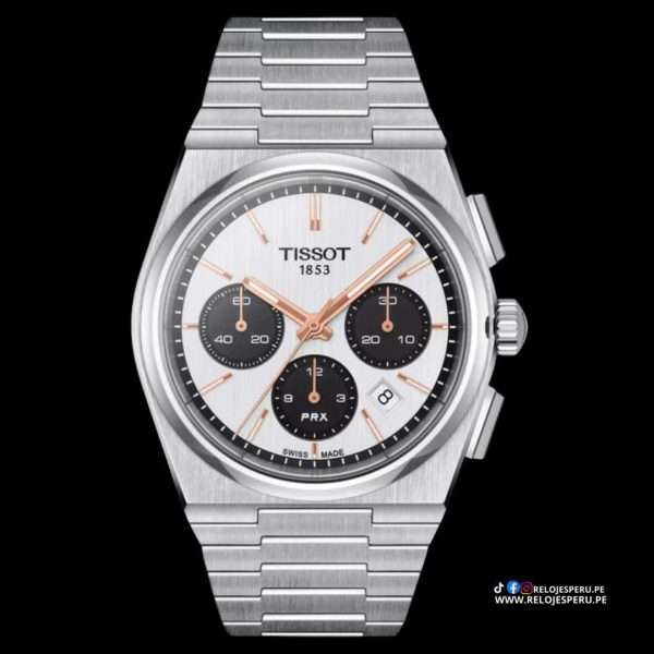 TISSOT PRX AUTOMATICO CHRONOGRAPH T137.427.11.011.00 (MOVIMIENTO VALJOUX 7750)