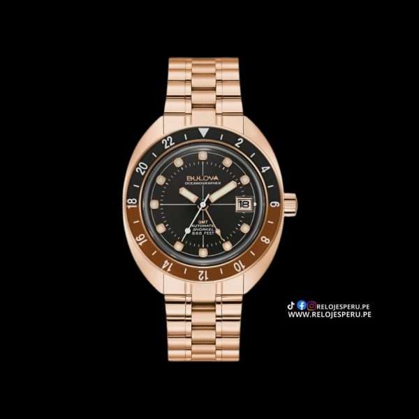 BULOVA OCEANOGRAPHER DEVIL DIVER GMT 97B215 AUTOMATICO
