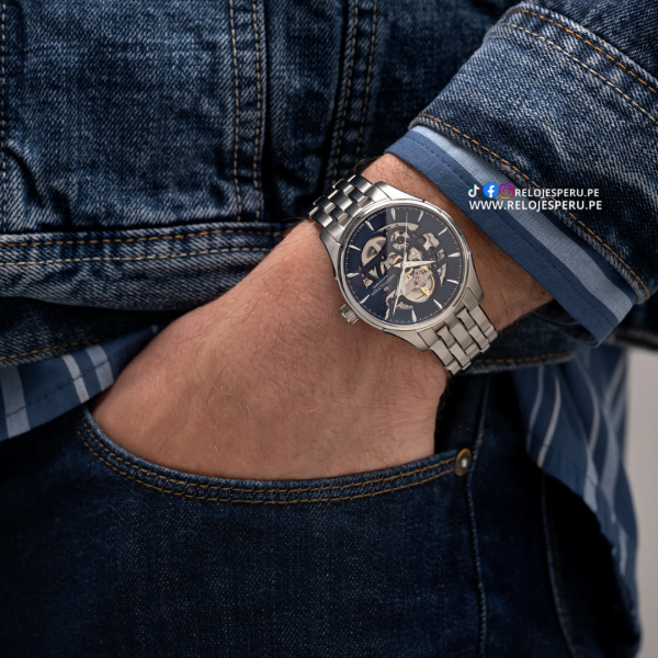 HAMILTON JAZZMASTER AUTOMATICO H42535141 SKELETON - Imagen 3