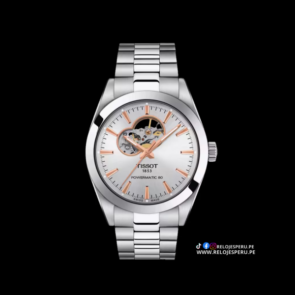 TISSOT GENTLEMAN AUTOMATICO CORAZON ABIERTO T127.407.11.031.01