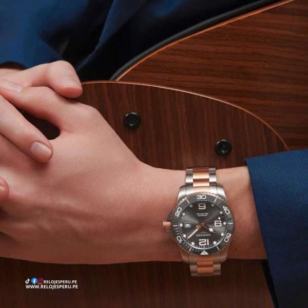 LONGINES HYDROCONQUEST AUTOMATICO L37823787 / L3.782.3.78.7 - Imagen 2