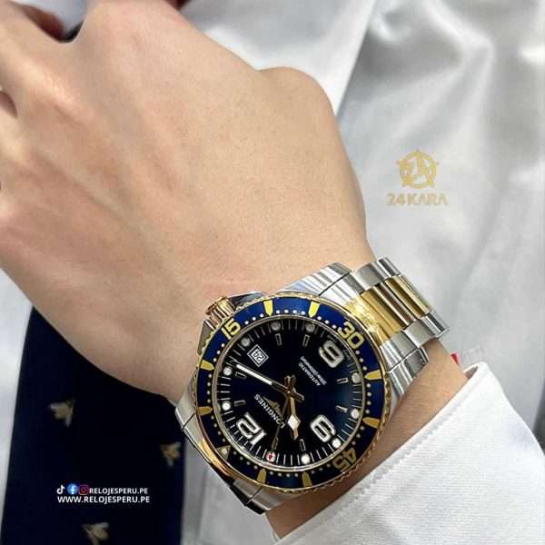 LONGINES HYDROCONQUEST AUTOMATICO L3.742.3.96.7 / L37423967 - Imagen 2