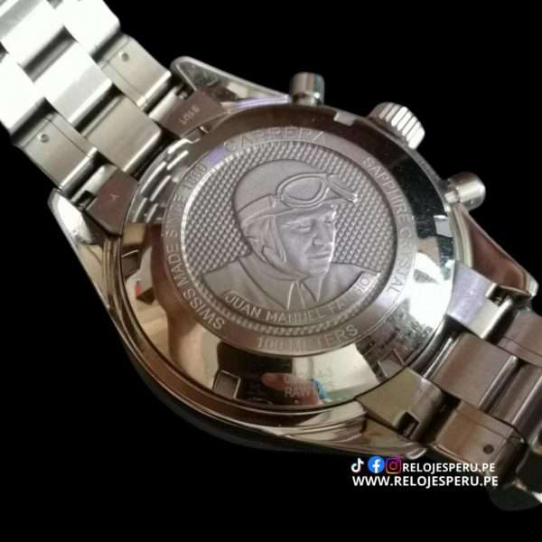 TAG HEUER CARRERA CALIBRE 16 AUTOMATICO EDICION ESPECIAL JUAN MANUEL FANGIO CV201AJ (SEMI NUEVO DE LUJO) - Imagen 2