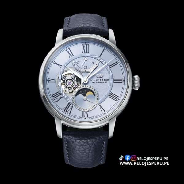 ORIENT STAR AUTOMATICO FASE LUNAR EDICION LIMITADA DE 190 UNIDADES RE-BT0007L00B (DOBLE CORREA) - Imagen 2