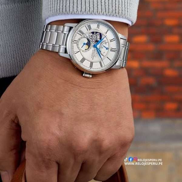 ORIENT STAR FASE LUNAR AUTOMATICO RE-BT0005S00B - DOBLE CORREA - Imagen 2