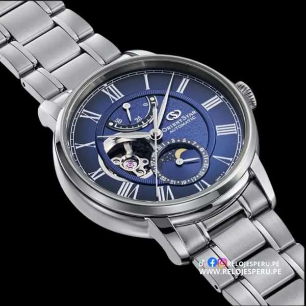 ORIENT STAR AUTOMATICO FASE LUNAR RE-BT0006L00B (DOBLE CORREA) - Imagen 3