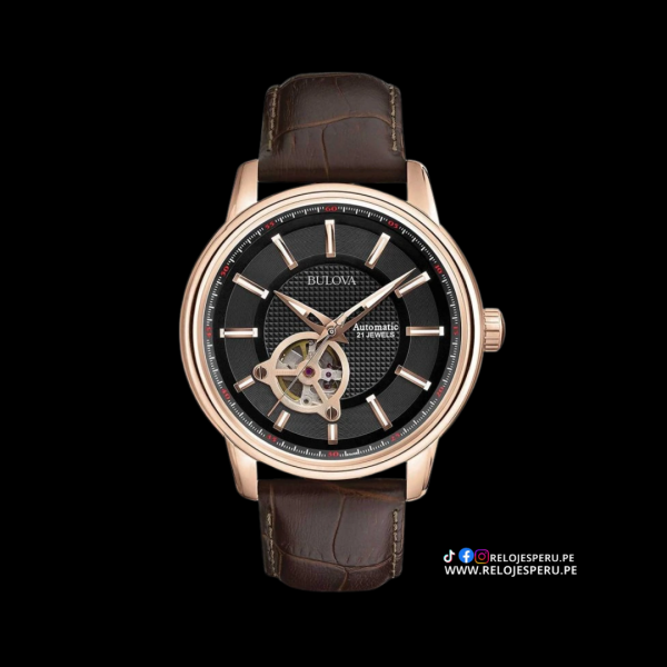 BULOVA AUTOMATICO CORAZON ABIERTO 97A109