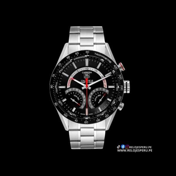 TAG HEUER CARRERA CALIBRE S LAPTIMER CV7A10 SEMI NUEVO DE LUJO