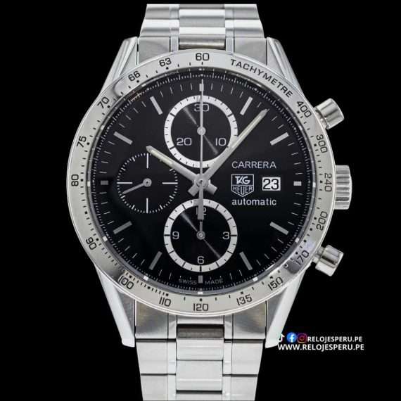 TAG HEUER CARRERA CALIBRE 16 AUTOMATICO CV2016 (SEMI NUEVO DE LUJO)
