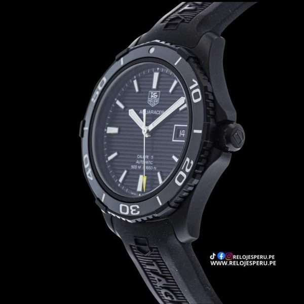 TAG HEUER AQUARACER CALIBRE 5 AUTOMATICO TITANIO WAK2180 (SEMI NUEVO DE LUJO) - Imagen 3