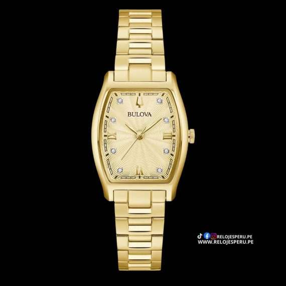 BULOVA CLASSIC DIAMOND 97P160 MUJER REGALO DIA DE LA MADRE