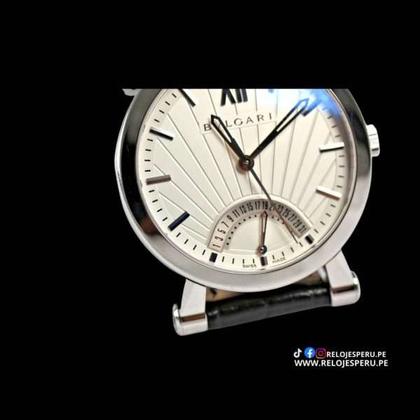 BULGARI SOTIRIO RETROGRADE DATE SB42SDR AUTOMATICO - SEMI NUEVO DE LUJO - Imagen 3
