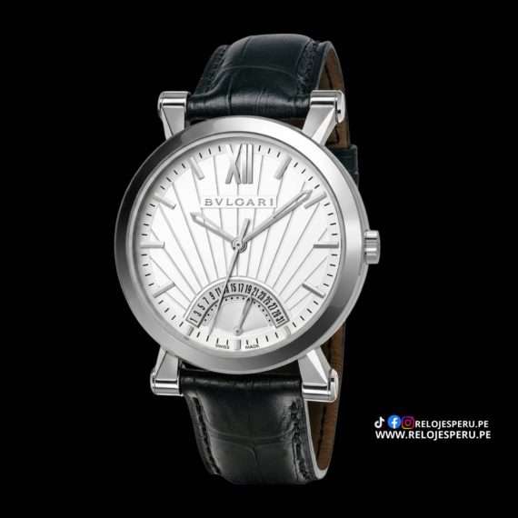 BULGARI SOTIRIO RETROGRADE DATE SB42SDR AUTOMATICO - SEMI NUEVO DE LUJO