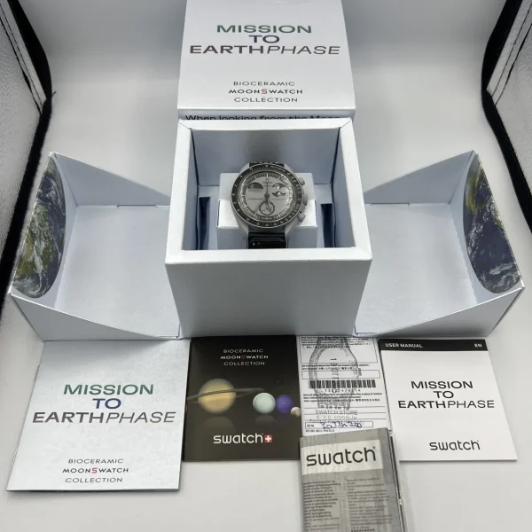 OMEGA X SWATCH MISSION TO EARTHPHASE - SO33M700 - Imagen 3