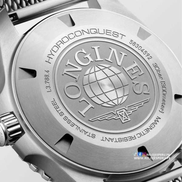 LONGINES HYDROCONQUEST AUTOMATICO L3.788.4.90.6 / L37884906 NUEVA GENERACION 2026 - Imagen 4