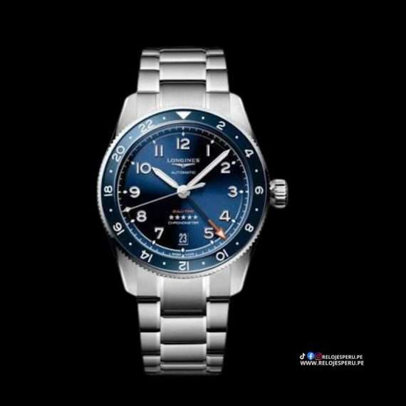 LONGINES SPIRIT ZULU TIME AUTOMATICO GMT L3.802.4.93.6 / L38024936 CERTIFICACION COSC