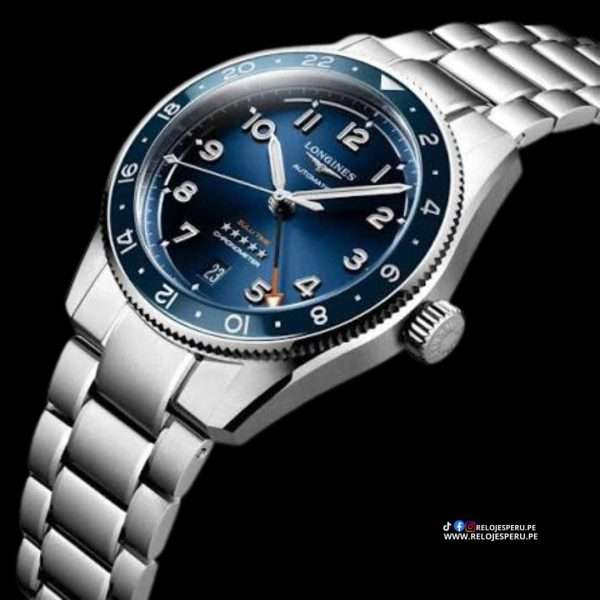 LONGINES SPIRIT ZULU TIME AUTOMATICO GMT L3.802.4.93.6 / L38024936 CERTIFICACION COSC - Imagen 2