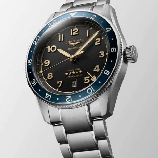 LONGINES SPIRIT ZULU TIME 42MM AUTOMATICO L3.812.4.60.6 / L38124606 - Imagen 2