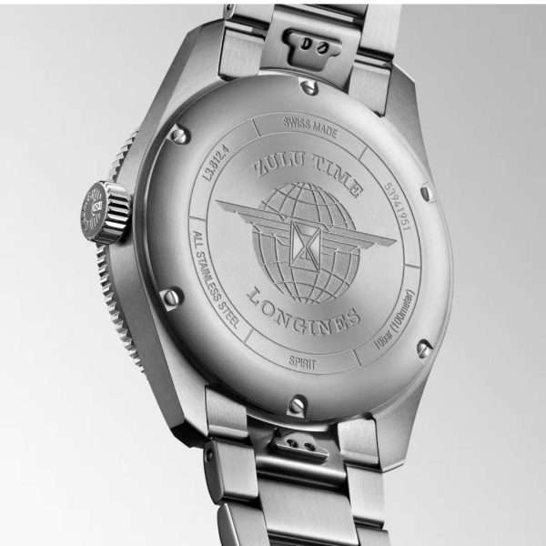 LONGINES SPIRIT ZULU TIME 42MM AUTOMATICO L3.812.4.60.6 / L38124606 - Imagen 3