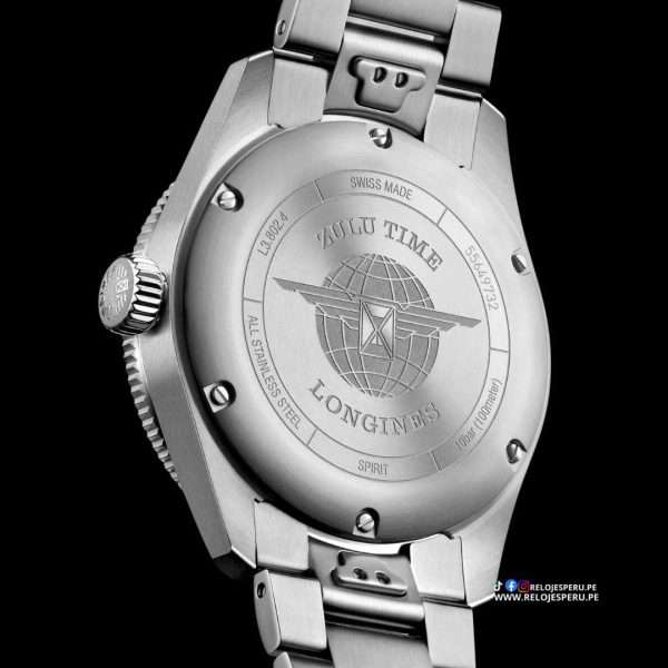 LONGINES SPIRIT ZULU TIME AUTOMATICO GMT L3.802.4.93.6 / L38024936 CERTIFICACION COSC - Imagen 3