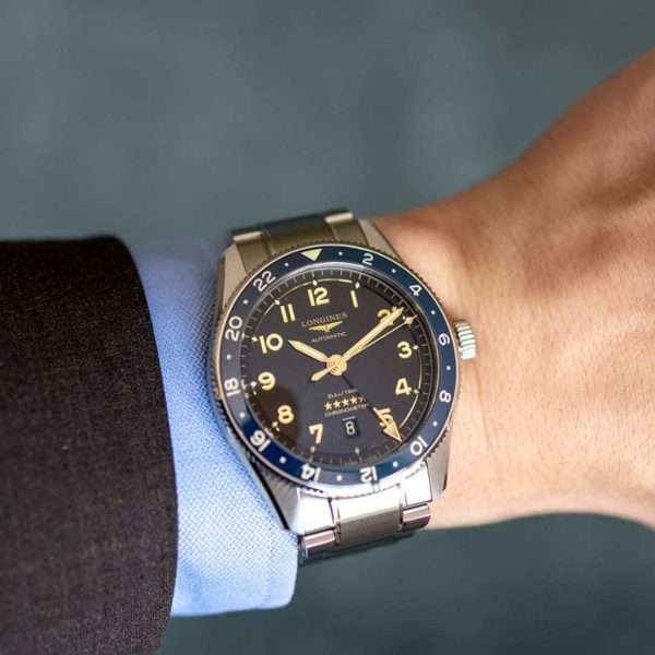 LONGINES SPIRIT ZULU TIME 42MM AUTOMATICO L3.812.4.60.6 / L38124606 - Imagen 4