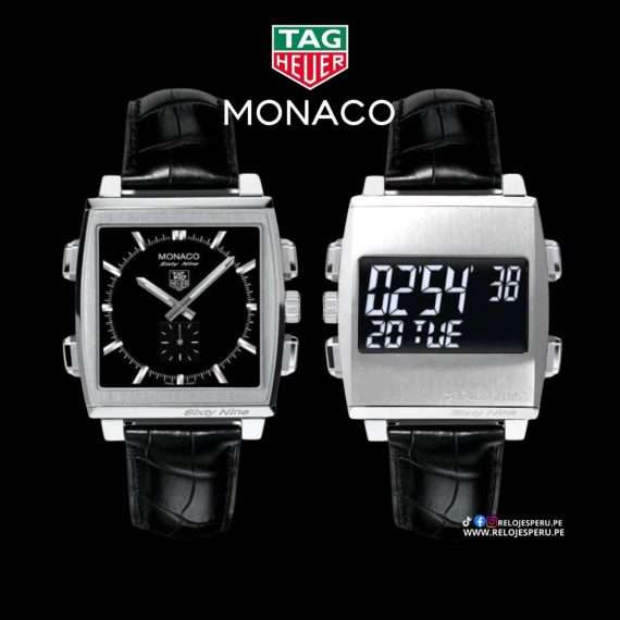 TAG HEUER MONACO SIXTY NINE - REVERSIBLE DOBLE ESFERA CW9110 - SEMI NUEVO DE LUJO