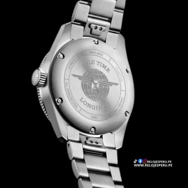 LONGINES SPIRIT ZULU TIME 42MM AUTOMATICO L3.812.4.56.6 / L38124506 - Imagen 2