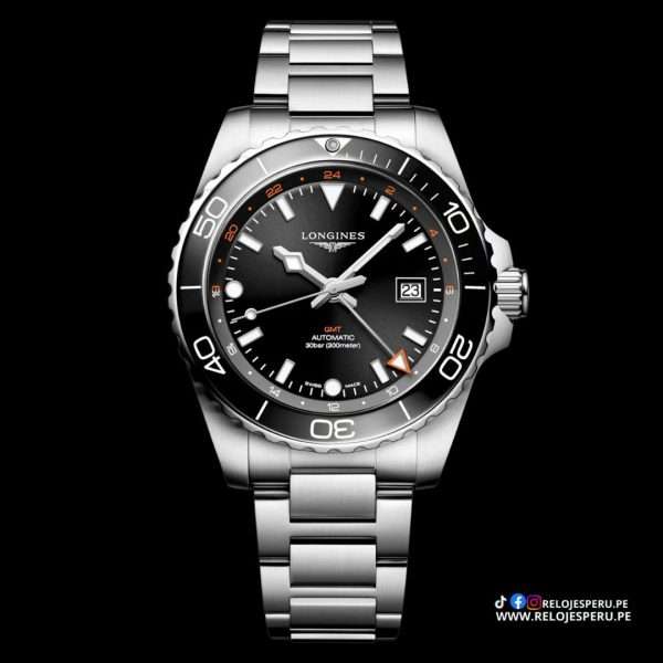LONGINES HYDROCONQUEST AUTOMATICO GMT L3.890.4.56.6