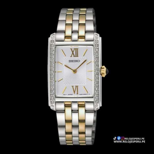 SEIKO ESSENTIALS TANK MUJER SWR093P1